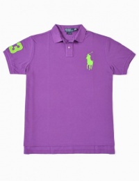 Polo Ralph Lauren Custom-Fit Big Pony Polo, Purple, XL