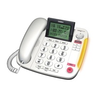 Uniden Big Button Desktop Corded Phone - (CEZ260 W) Uniden Big Button Desktop Corded Phone - (CEZ260 W)