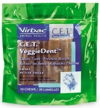 C.E.T. VeggieDent Dental Chews, Small Dogs, 30 Chews C.E.T. VeggieDent Dental Chews, Small Dogs, 30 Chews