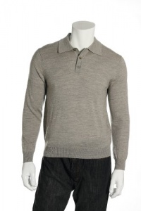 Club Room Beige Long Sleeve Casual Polo Club Room Beige Long Sleeve Casual Polo
