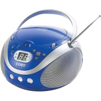 Coby CX-CD241 Portable CD Player with AM/FM Stereo Tuner, Blue Coby CX-CD241 Portable CD Player with AM/FM Stereo Tuner, Blue