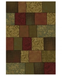 Modernize the look of your home with casual elegance. Muted shades of autumn inspire this St. Lawrence rug, rendered in colorblocked rust, deep green and dark chocolate hues. Leafy patterns and textures add unique beauty to this durably-crafted rug. Modernize the look of your home with casual elegance. Muted shades of autumn inspire this St. Lawrence rug, rendered in colorblocked rust, deep green and dark chocolate hues. Leafy patterns and textures add unique beauty to this durably-crafted rug.