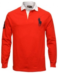 Polo Ralph Lauren Men Big Pony Logo Rugby T-Shirt Polo Ralph Lauren Men Big Pony Logo Rugby T-Shirt