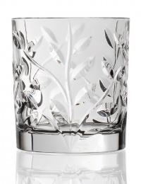 Lorenzo Rcr Crystal Laurus Double Old Fashion Glass, Set of 6 Lorenzo Rcr Crystal Laurus Double Old Fashion Glass, Set of 6