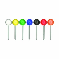 Advantus GEM Medium Head Map Tacks, 3/8-Inch Shank, 3/16-Inch Head, Box of 100, Assorted Colors (MTA) Advantus GEM Medium Head Map Tacks, 3/8-Inch Shank, 3/16-Inch Head, Box of 100, Assorted Colors (MTA)