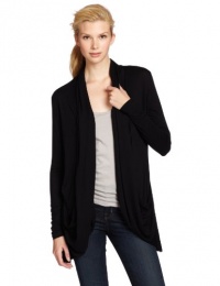 Karen Kane Womens Long Sleeve Drape Pocket Jacket