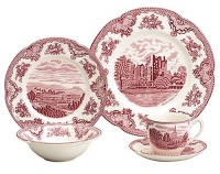 Johnson Brothers Old Britain Castles Pink 5-Piece Place Setting Johnson Brothers Old Britain Castles Pink 5-Piece Place Setting