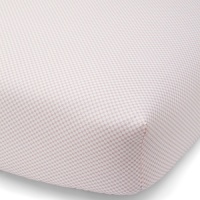 A coordinating rosette blossom check print in pink and white.The American Academy of Pediatrics and the U.S. Consumer Product Safety Commission have made recommendations for safe bedding practices for babies. When putting infants under 12 months to sleep, remove pillows, quilts, comforters, and other soft items from the crib. A coordinating rosette blossom check print in pink and white.The American Academy of Pediatrics and the U.S. Consumer Product Safety Commission have made recommendations for safe bedding practices for babies. When putting infants under 12 months to sleep, remove pillows, quilts, comforters, and other soft items from the crib.