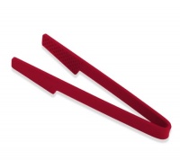 Kuhn Rikon10-Inch Large Silicone Chef's Tongs, Red Kuhn Rikon10-Inch Large Silicone Chef's Tongs, Red
