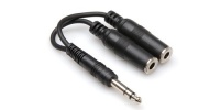 Hosa YPP118 1/4 TRS To Dual 1/4 TRS Female Y Cable Hosa YPP118 1/4 TRS To Dual 1/4 TRS Female Y Cable
