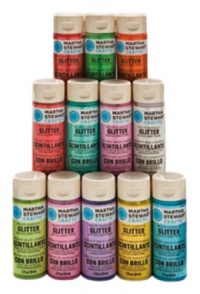 Martha Stewart PROMO773B 12 Glitter Paints, Bright Martha Stewart PROMO773B 12 Glitter Paints, Bright