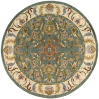 St. Croix Trading Hand - Made Wool Vintage Sage Agra 8x8' Round Rug St. Croix Trading Hand - Made Wool Vintage Sage Agra 8x8' Round Rug