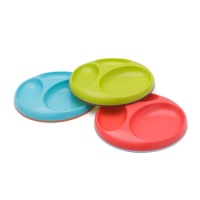 Boon Saucer Edgeless Stayput Divider 3 Pack Plate