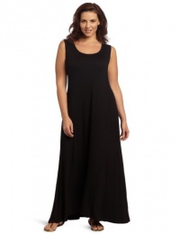 Calvin Klein Women's Plus Size Crochet Back Maxi Dress Calvin Klein Women's Plus Size Crochet Back Maxi Dress