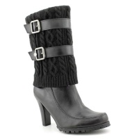 Marc Fisher Fabric Fashion - Mid-Calf Boots Black Womens Marc Fisher Fabric Fashion - Mid-Calf Boots Black Womens