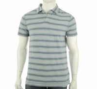 Calvin Klein Jeans Men's Striped Slub Cotton Polo Calvin Klein Jeans Men's Striped Slub Cotton Polo