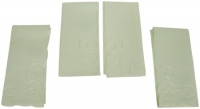 Homewear Embroidery 18-Inch Napkin Set, White, Set of 4 Homewear Embroidery 18-Inch Napkin Set, White, Set of 4