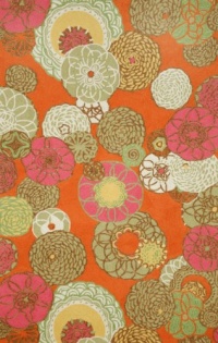 Liora Manne Ravella Disco Round Rug, 8-Feet, Orange Liora Manne Ravella Disco Round Rug, 8-Feet, Orange