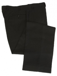 Calvin Klein Mens Flat Front Solid Black Wool Dress Pants Calvin Klein Mens Flat Front Solid Black Wool Dress Pants