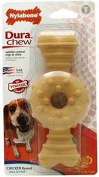 Nylabone DuraChew Textured Ring Bone, Chicken, Wolf Nylabone DuraChew Textured Ring Bone, Chicken, Wolf