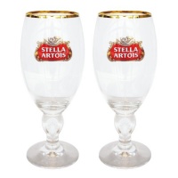Stella Artois 33-Centiliter Star Chalice, Set of 2