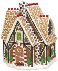 A gingerbread house that'll never get stale. Cemented with white frosting and studded with colorful candies and black licorice trim, it's a place for all the sweet-toothed Byers' Choice kindles to gather. A gingerbread house that'll never get stale. Cemented with white frosting and studded with colorful candies and black licorice trim, it's a place for all the sweet-toothed Byers' Choice kindles to gather.
