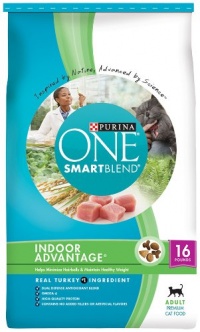 Purina One Cat Indoor Advantage Cat Food, 16-Pound