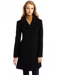 Larry Levine Women's Classic Wool Coat Larry Levine Women's Classic Wool Coat