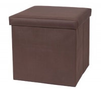Creative Bath Fold-N-Store Ottoman, Brown Creative Bath Fold-N-Store Ottoman, Brown