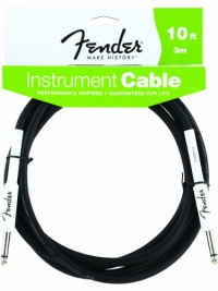 Fender Performance Guitar Cable 10' Black Fender Performance Guitar Cable 10' Black