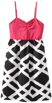 Roxy Girls 7-16 Savage Dress, True Black Geo, Medium Roxy Girls 7-16 Savage Dress, True Black Geo, Medium