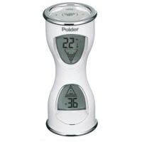 Polder Digital Hourglass Kitchen Timer, White