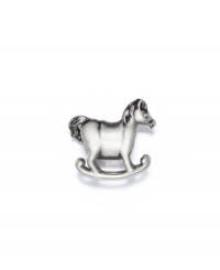 The whimsical rocking horse bead sweetens the look of your bracelet, in gleaming sterling silver. Donatella is a playful collection of charm bracelets and necklaces that can be personalized to suit your style! Available exclusively at Macy's. The whimsical rocking horse bead sweetens the look of your bracelet, in gleaming sterling silver. Donatella is a playful collection of charm bracelets and necklaces that can be personalized to suit your style! Available exclusively at Macy's.