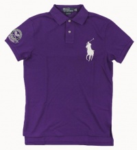 Polo Ralph Lauren Men's Custom Wimbledon Big Pony Polo Shirt (Small, Purple) Polo Ralph Lauren Men's Custom Wimbledon Big Pony Polo Shirt (Small, Purple)