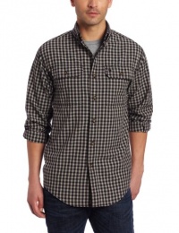 Carhartt Men's Big-Tall Fort Plaid Long Sleeve Shirt