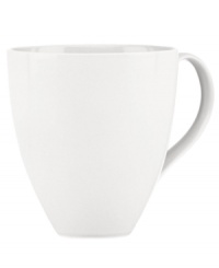 A modern balance. Create a sense of effortless urban luxury with the Matte & Shine mug, featuring a minimalist shape, white glaze and tonal banding by Donna Karan Lenox. A modern balance. Create a sense of effortless urban luxury with the Matte & Shine mug, featuring a minimalist shape, white glaze and tonal banding by Donna Karan Lenox.