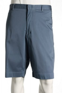 Alfani Red Men's Blue Flat Front Walking Shorts Alfani Red Men's Blue Flat Front Walking Shorts