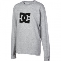 DC Boys 8-20 Star Long Sleeve Tee,Heather Gray,XL (18/20) DC Boys 8-20 Star Long Sleeve Tee,Heather Gray,XL (18/20)