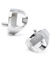 Bottoms up. These miniature bottle opener cufflinks from Cufflinks Inc. help you greet the weekend a little early.