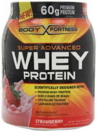 Body Fortress Super Advanced Whey Protein, Strawberry, 1.95 lb. (885 g) Body Fortress Super Advanced Whey Protein, Strawberry, 1.95 lb. (885 g)