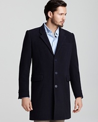The Men's Store At Bloomingdale's Three-Button Overcoat