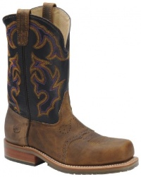 Men's Double - H Wide Square Steel Toe Work Ropers