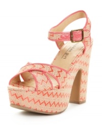 Stand tall this season: The Brenner platform sandals by Madden Girl are an old-school take on modern trends with their ultra fabulous chunky heel and rich leather straps. Stand tall this season: The Brenner platform sandals by Madden Girl are an old-school take on modern trends with their ultra fabulous chunky heel and rich leather straps.