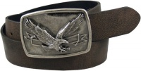Levi's Men's Vintage Leather Belt, Brown/Black, 34 Levi's Men's Vintage Leather Belt, Brown/Black, 34
