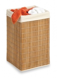Honey-Can-Do HMP-01620 Square Wicker Hamper, Clothing Organizer, Bamboo Honey-Can-Do HMP-01620 Square Wicker Hamper, Clothing Organizer, Bamboo