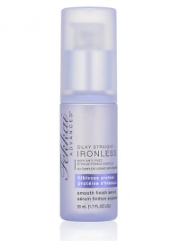 This weightless serum wraps each hair strand with concentrated smoothing agents and fights humidity, frizz and curl all day for sleek and shiny hair. For best results: Apply 1-2 pumps and spread through dry hair. For especially unruly hair, combine with the Ironless Straightening Balm on wet hair before blow drying. 1.7 oz. 