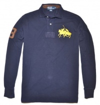 Polo Ralph Lauren Classic-Fit Leather Dual Match Polo (Large, Hunter Navy) Polo Ralph Lauren Classic-Fit Leather Dual Match Polo (Large, Hunter Navy)