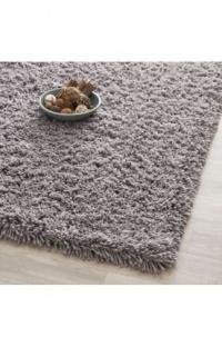 Safavieh SG240G Shag Collection Classic Handmade Grey Shag Round Area Rug, 4-Feet Round Safavieh SG240G Shag Collection Classic Handmade Grey Shag Round Area Rug, 4-Feet Round