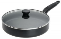 Mirro A7979784 Get A Grip Aluminum Nonstick 10-Inch Fry Pan / Saute Pan with Glass Lid Cover Cookware, Black Mirro A7979784 Get A Grip Aluminum Nonstick 10-Inch Fry Pan / Saute Pan with Glass Lid Cover Cookware, Black