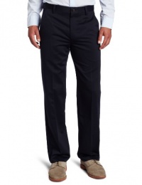 Dockers Men's Dockers Men'S Never-Iron Essential Khaki Slim Fit Flat Front Pant,Navy,32x32